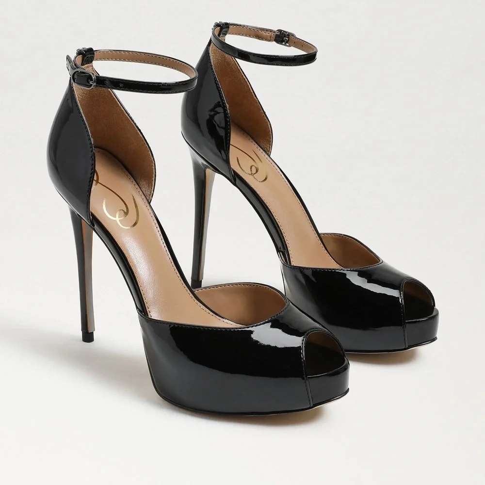 Sam Edelman “Florencia” Heels - Black Color - Size 6 - Brand New! - Picture 1 of 10